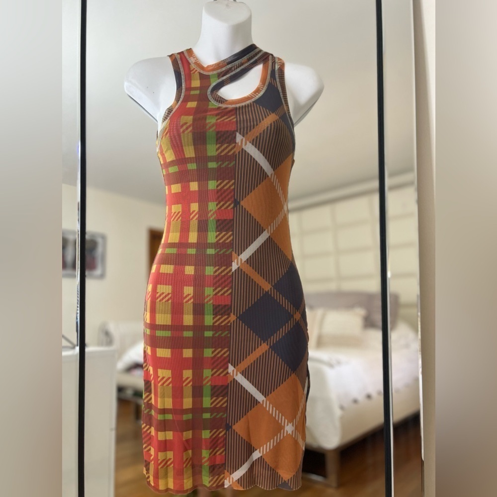 OTTOLINGER 
Multicolor Recycled Polyester Mini Dress